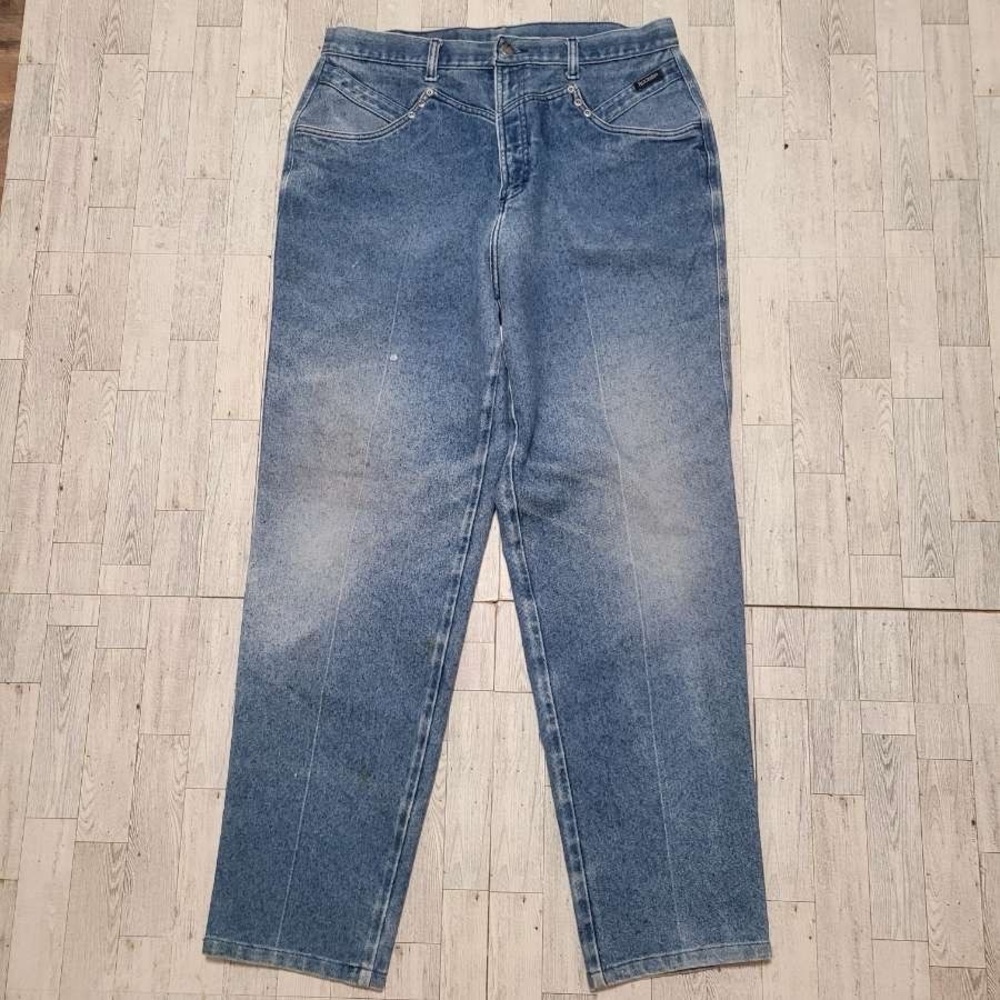 Vintage Rocky Mountain Rockies Lightwash High Waist Denim Jeans Size 17 / 18 - Picture 5 of 6